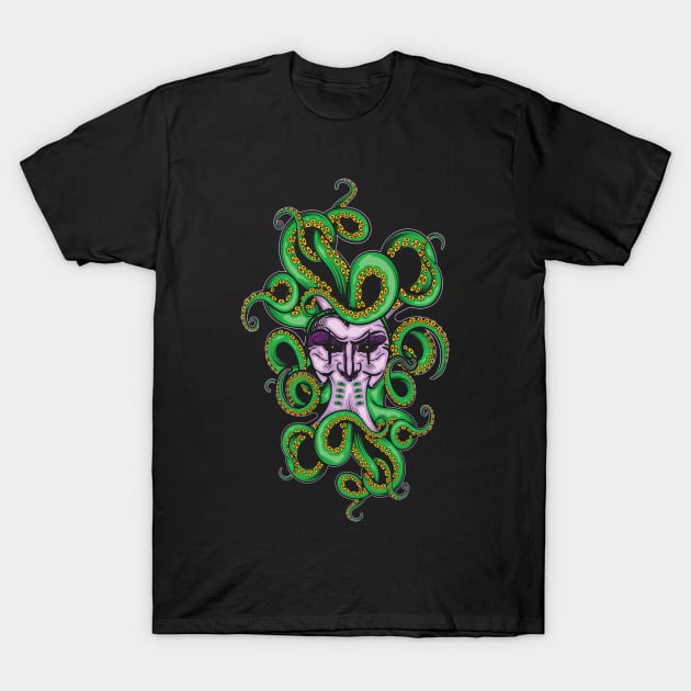 Lovecraftian Medusa T-Shirt by FAKE NEWZ DESIGNS